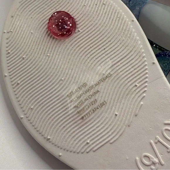 Girls Colorful Glitter Sandals - Picture 7 of 8